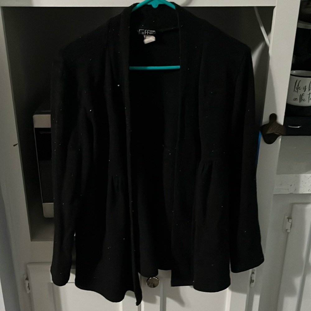 Size large polyester and spandex sweater